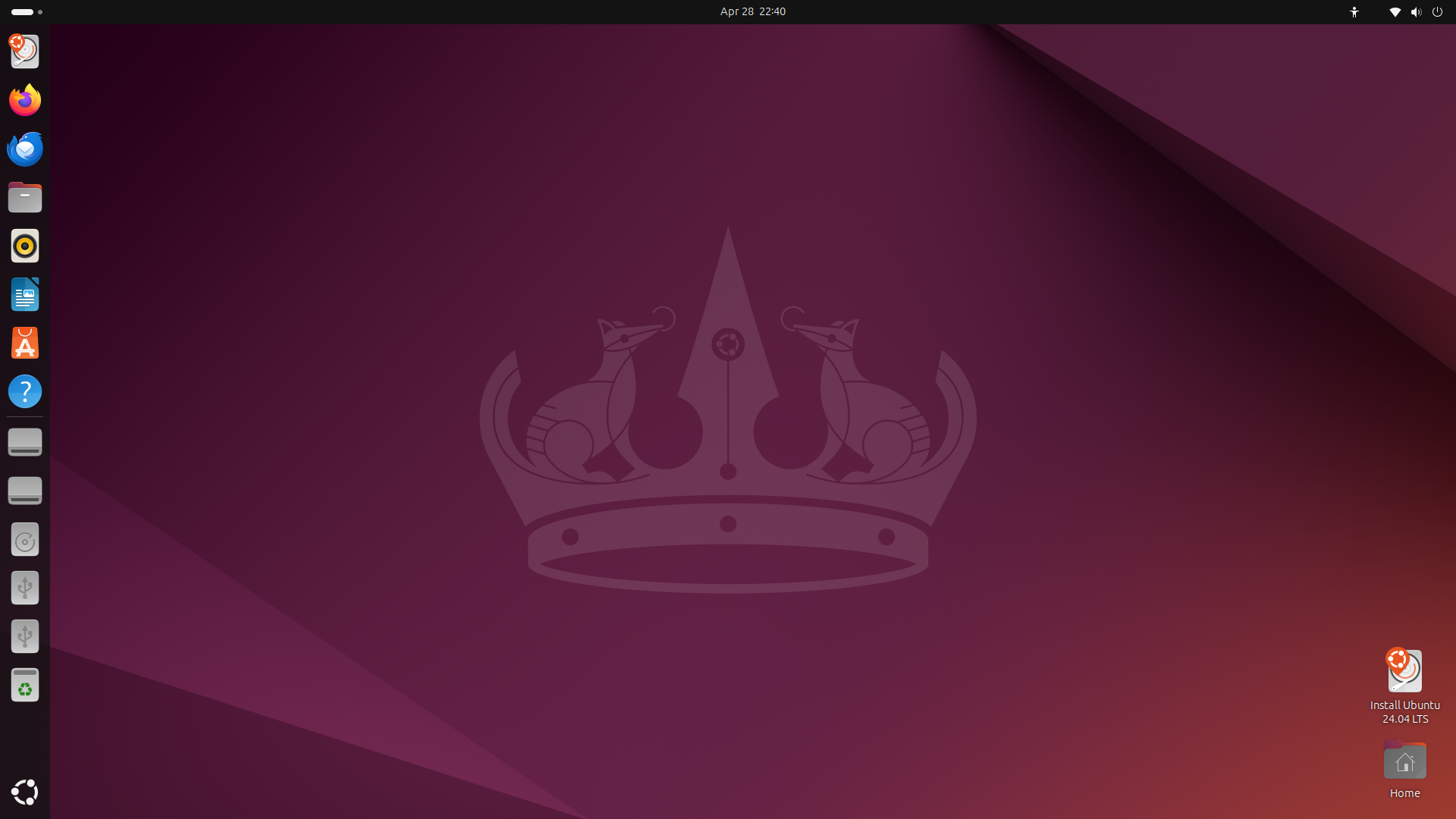 Ubuntu 24.04 LTS GNOME Desktop